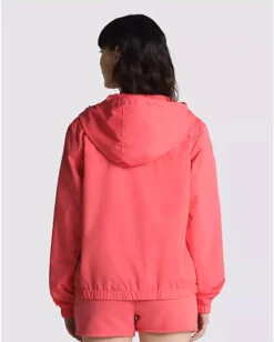 Vans Women's Kastle Check Me Windbreaker Hooded Jacket -Columbia Store 0DVSA