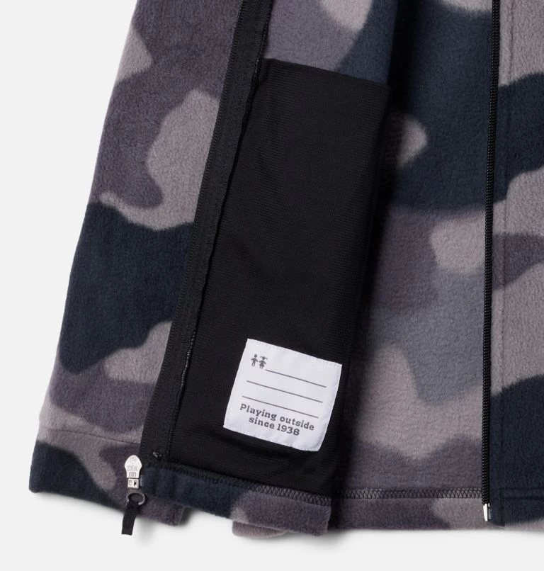 Columbia Boys' Zing III Printed Fleece Jacket 5 Columbia Boys' Zing III Printed Fleece Jacket - Image 3