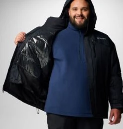 Columbia Men's Last Track II Jacket - Plus Size -Columbia Store 2087412 010 a4 om