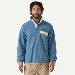 Patagonia Men's Lightweight Synchilla Snap-T Fleece Pullover -Columbia Store 25551 SLBL BC1