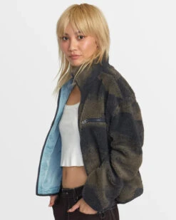 RVCA Women's Oh Hush Sherpa Jacket -Columbia Store 44N41GN