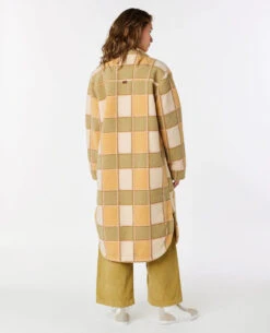 Ripcurl Women's Long Line Check Jacket -Columbia Store 4GFX