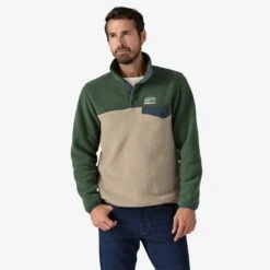 Patagonia Men's Lightweight Synchilla Snap-T Fleece Pullover -Columbia Store 54D4XB