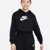 Nike Girl's Sportswear Club Fleece Older Crop Hoodie -Columbia Store 65DIU