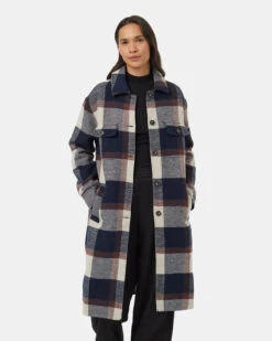Tentree Women's Heavy Weight Flannel Long Jacket -Columbia Store 74GCV 9c11dbf7 0bc0 401d b0d2 55687911addb