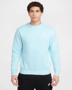 Nike Men's Sportswear Club Crew Fleece -Columbia Store BFGH