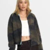 RVCA Women's Oh Hush Sherpa Jacket -Columbia Store BNBNN