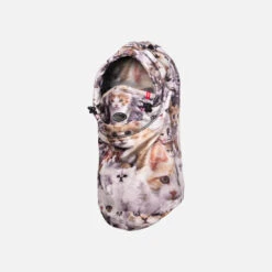 Airhole Junior Airhood Milk Fleece - Meow