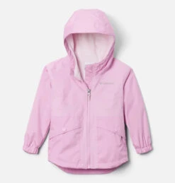 Columbia Girls' Toddler Rainy Trails Fleece Lined Jacket