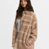 RVCA Women's Birdie Shacket Flannel Jacket -Columbia Store DHFGDFG