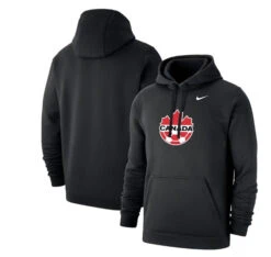 Nike Men's Canada Soccer Club Fleece Primary Logo Pullover Hoodie