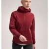 Arc'teryx Women's Atom Hoody Hooded Insulated Jacket (2023) 2 Arc'teryx Women's Atom Hoody Hooded Insulated Jacket (2023) -Columbia Store F23 X000006780 Atom Hoody Bordeaux Women s Front View e9d6600b e3f2 49e9 ab6d d1c6255e3303