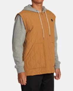 RVCA Men's Grant Hooded Puffer Jacket -Columbia Store F65 B