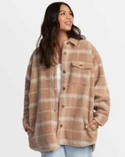 RVCA Women's Birdie Shacket Flannel Jacket -Columbia Store FDG