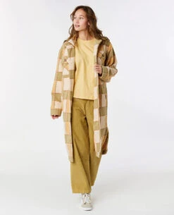 Ripcurl Women's Long Line Check Jacket
