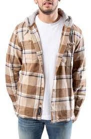 Vans Men's Lopes Hooded Plaid Buttondown Flannel
