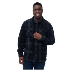 Woods Men's Hasler Fleece Button Up Long-Sleeved Shirt