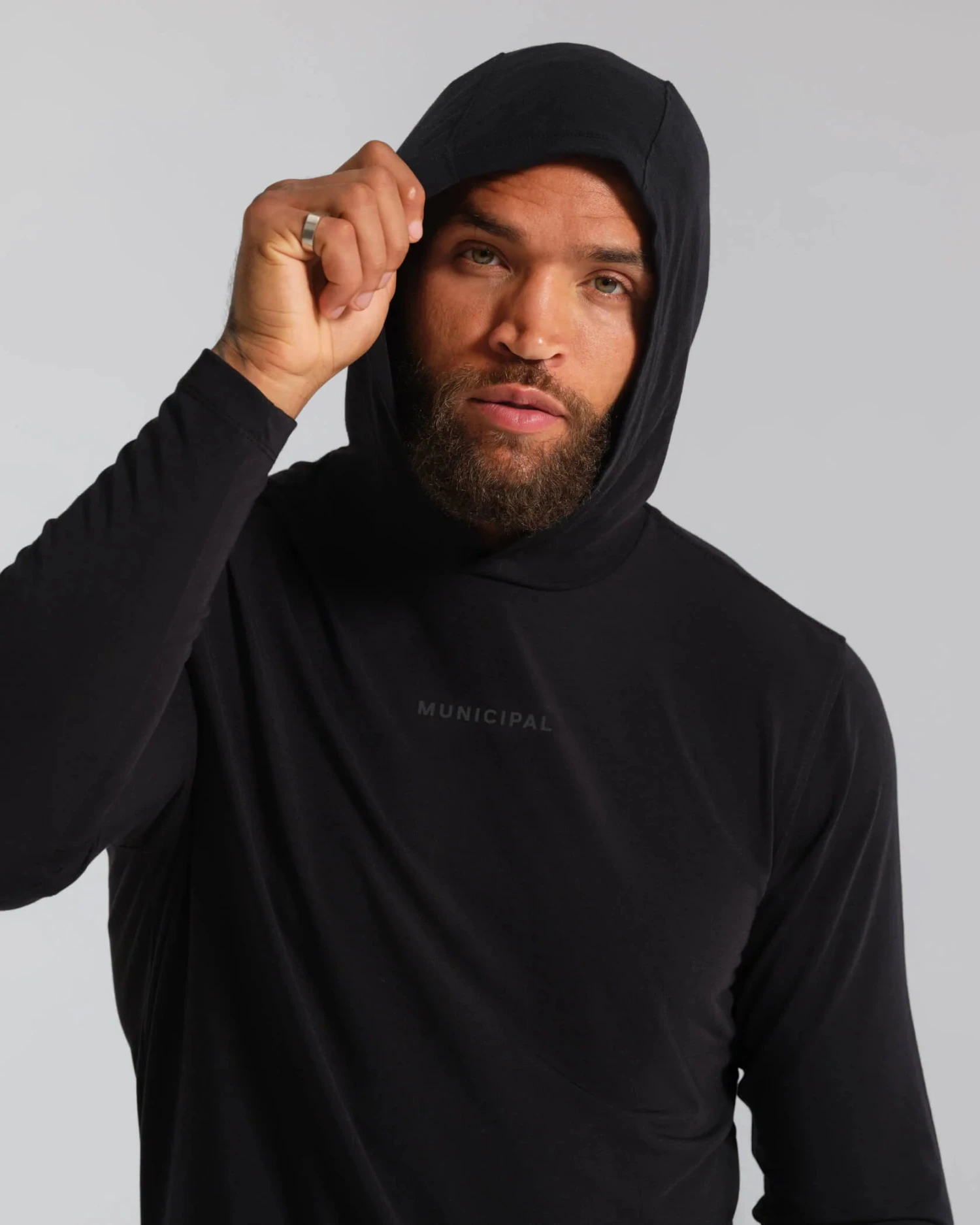 Men's Sport Utility LS Hooded T-Shirt 4 Men's Sport Utility LS Hooded T-Shirt - Image 3