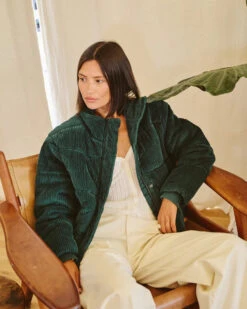 RVCA Women's Eezeh Corduroy Puffer Jacket