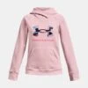 Under Armour Girl's Youth Rival Fleece Big Logo Hoodie -Columbia Store PS1373127 647 HF