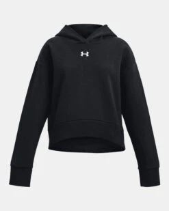Under Armour Girl's Rival Fleece Crop Hoodie