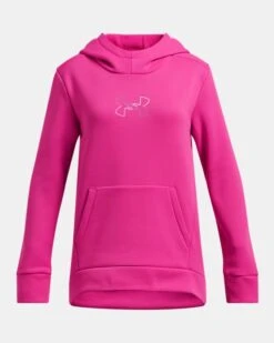 Under Armour Girl's Armour Fleece Big Logo Hoodie -Columbia Store PS1386536 652 HF