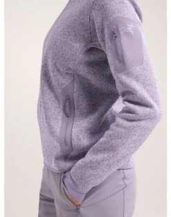 Arc'teryx Women's Covert Cardigan Fleece Jacket -Columbia Store S24 X000005715 Covert Cardigan Velocity Heather Women s Hover