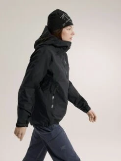 Arc'teryx Women's Beta SL Jacket -Columbia Store S25 X000009674 Beta SL Jacket Black Women s Side View
