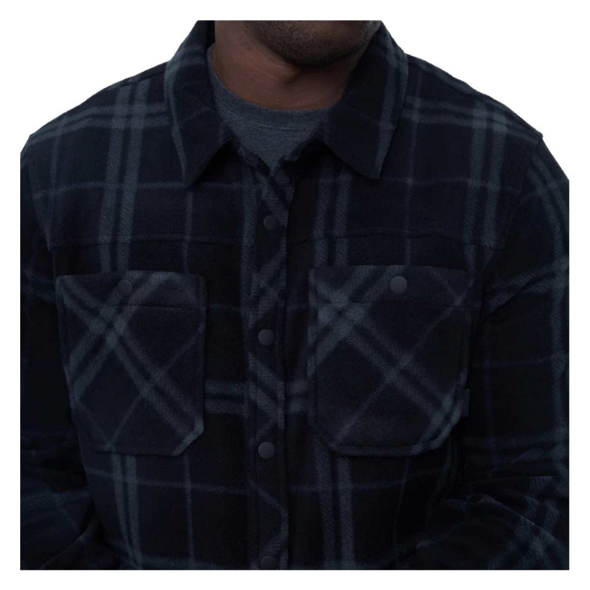 Woods Men's Hasler Fleece Button Up Long-Sleeved Shirt 5 Woods Men's Hasler Fleece Button Up Long-Sleeved Shirt - Image 3
