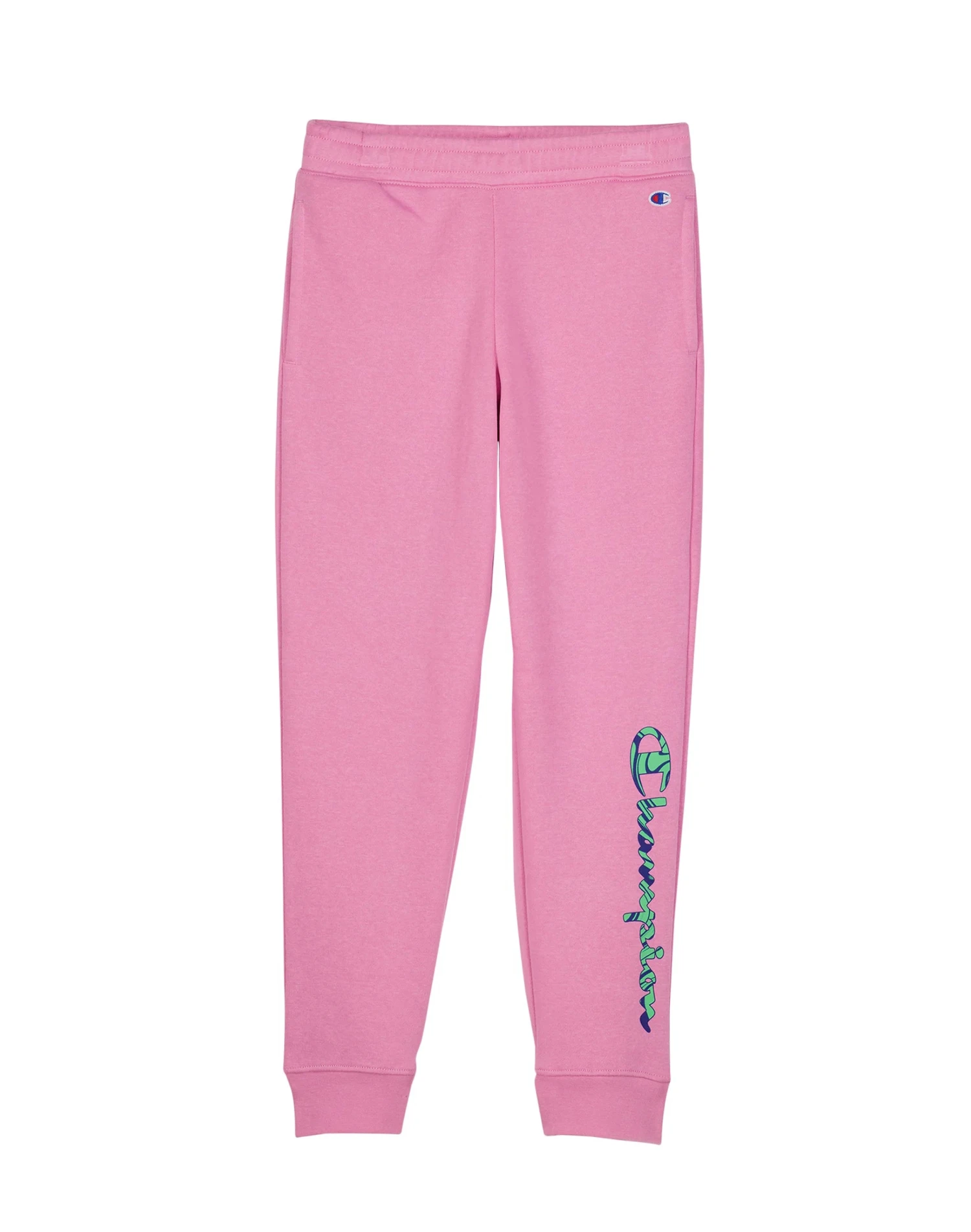 Champion Girl's Youth Marble Script Logo Powerblend Fleece Joggers - 24.5" 3 Champion Girl's Youth Marble Script Logo Powerblend Fleece Joggers - 24.5"