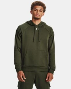 Under Armour Men's Rival Fleece Hoodie -Columbia Store V5 1379757 390 FC