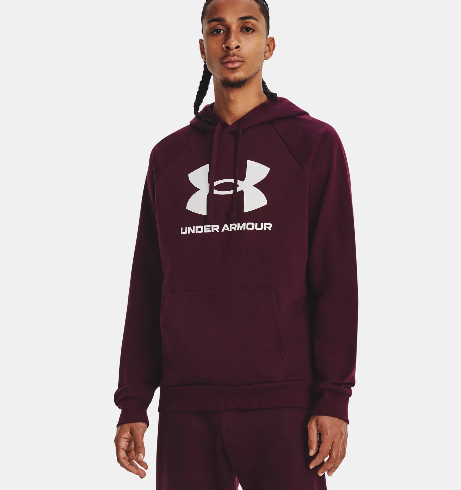 Under Armour Men's Rival Fleece Logo Hoodie 10 Under Armour Men's Rival Fleece Logo Hoodie - Image 8