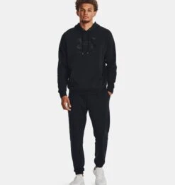 Under Armour Men's Essential Fleece Big Logo Hoodie -Columbia Store V5 1380842 001 FSF