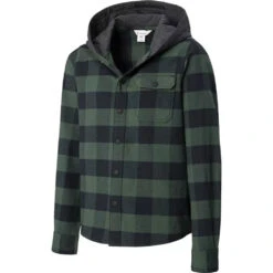 Hideout 2.0 Hooded Flannel -Columbia Store hideout2.0green1