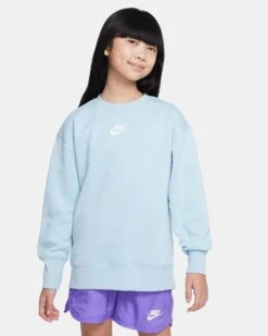 Nike Sportswear Club Fleece Crew Sweatshirt Girls -Columbia Store sportswear club fleece big kids girls crew sweatshirt JCZ29g
