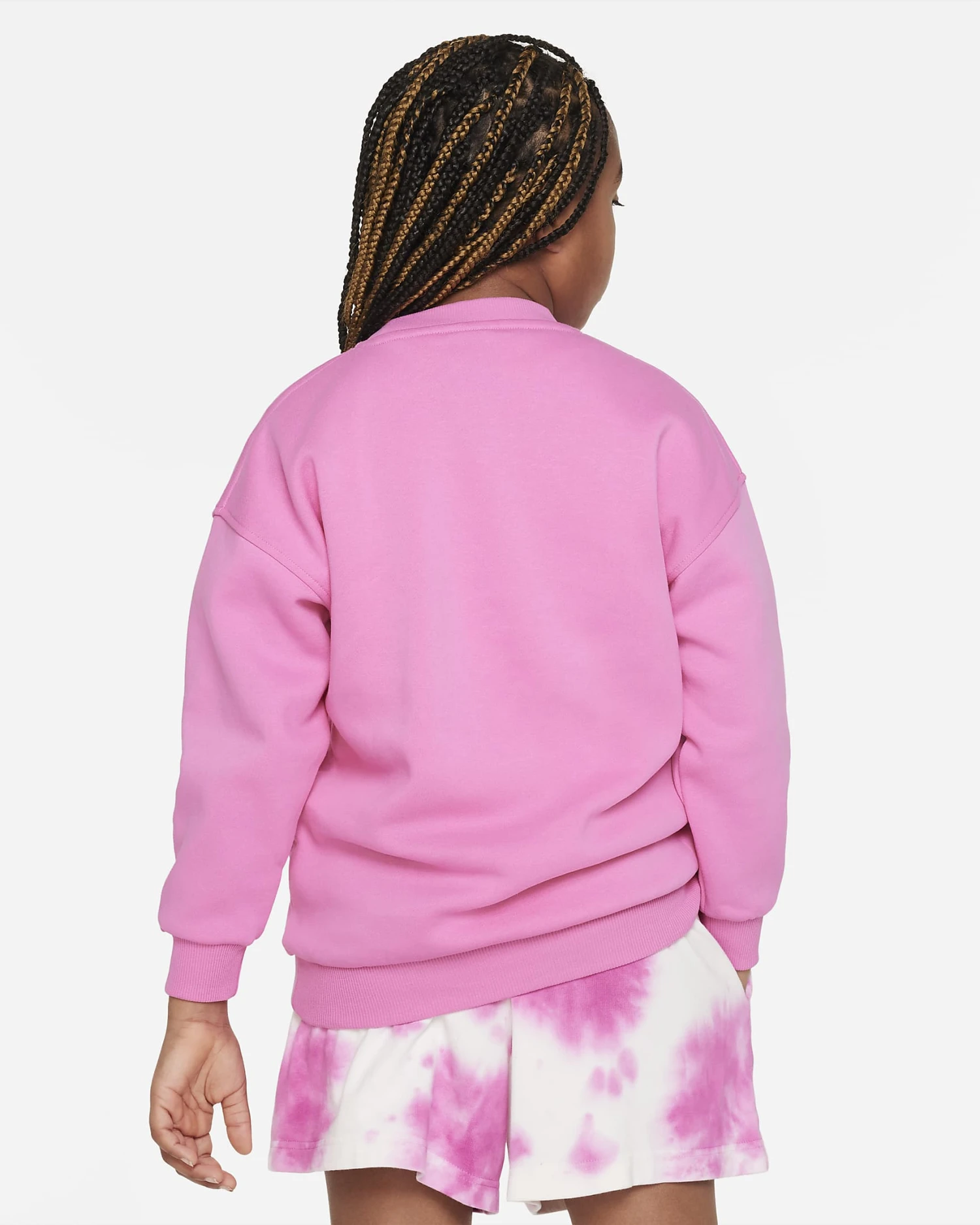 Nike Sportswear Club Fleece Girls Oversized Sweater 7 Nike Sportswear Club Fleece Girls Oversized Sweater - Image 5